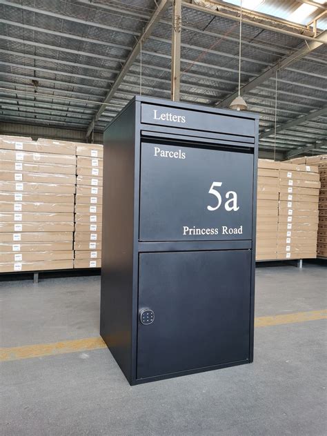 steel delivery box|metal parcel delivery box.